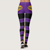 Heat and Serve Black Tekst Gfx Leggings (Achterkant)