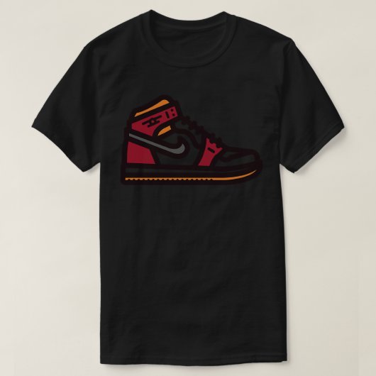 Heat Basketball Sneakers T-shirt (Design voorkant)