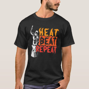 Heat Beat Repat Metalsmith Smeiend Blacksmith T-shirt
