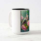 Heat Cup Design: moderne elegantie"** Tweekleurige Koffiemok (Voorkant links)