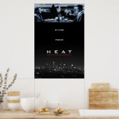 Heat geregisseerd door Michael Mann Robert De Niro Poster (Keuken)