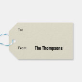 Heat Miser Hot Head & Snow Miser Mr. Cool Cadeaulabel (Achterkant Horizontaal)