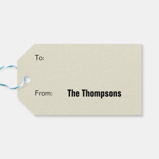 Heat Miser Hot Head & Snow Miser Mr. Cool Cadeaulabel (Achterkant Horizontaal)