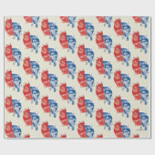 Heat Miser Hot Head & Snow Miser Mr. Cool Cadeaupapier (Vlak)