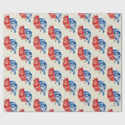 Heat Miser Hot Head & Snow Miser Mr. Cool Cadeaupapier (Vlak)