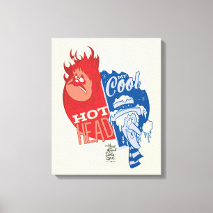 Heat Miser Hot Head & Snow Miser Mr. Cool Canvas Afdruk