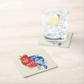 Heat Miser Hot Head & Snow Miser Mr. Cool Kartonnen Onderzetters (Insitu)