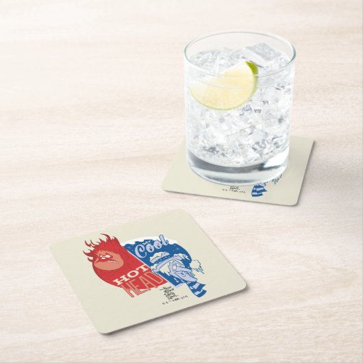 Heat Miser Hot Head & Snow Miser Mr. Cool Kartonnen Onderzetters (Insitu)