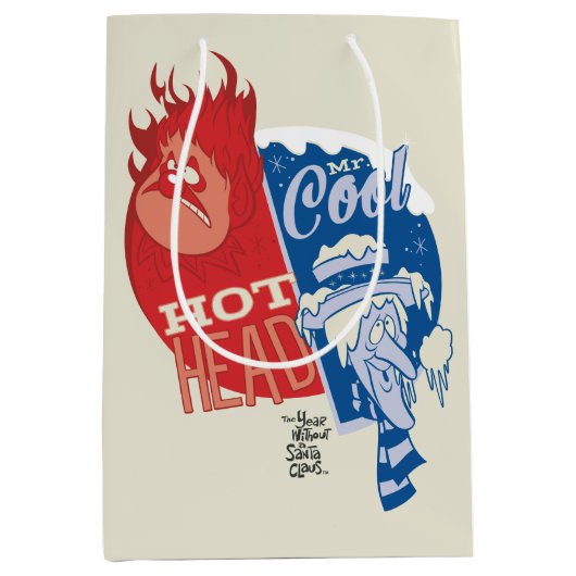 Heat Miser Hot Head & Snow Miser Mr. Cool Medium Cadeauzakje (Voorkant)