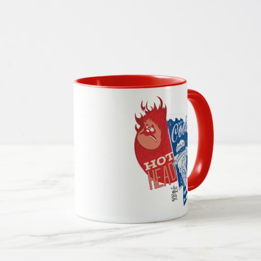 Heat Miser Hot Head & Snow Miser Mr. Cool Mok (Voorkant rechts)