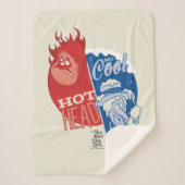 Heat Miser Hot Head & Snow Miser Mr. Cool Sherpa Deken (Voorkant)