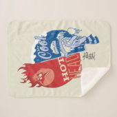 Heat Miser Hot Head & Snow Miser Mr. Cool Sherpa Deken (Voorkant (horizontaal))