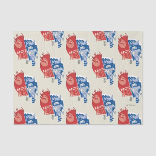 Heat Miser Hot Head & Snow Miser Mr. Cool Tissuepapier (Voorkant)