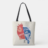 Heat Miser Hot Head & Snow Miser Mr. Cool Tote Bag (Achterkant)