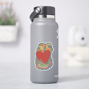 Heat the Beat: Doodles voor muziekliefhebbers Sticker