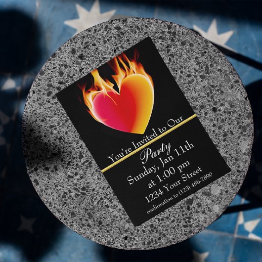 Heat Up met onze Fire Party! Kaart