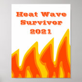 Heat Wave Survivor 2021 Poster (Voorkant)