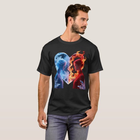 Heated Rivalry – Intense Competitive Energy Concep T-shirt (Voorkant volledig)