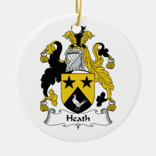 Heath Family Crest Keramisch Ornament