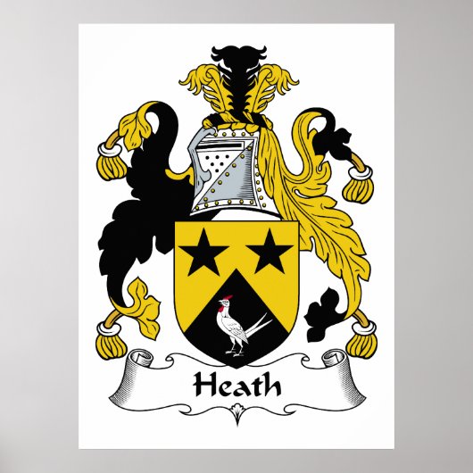 Heath Family Crest Poster (Voorkant)