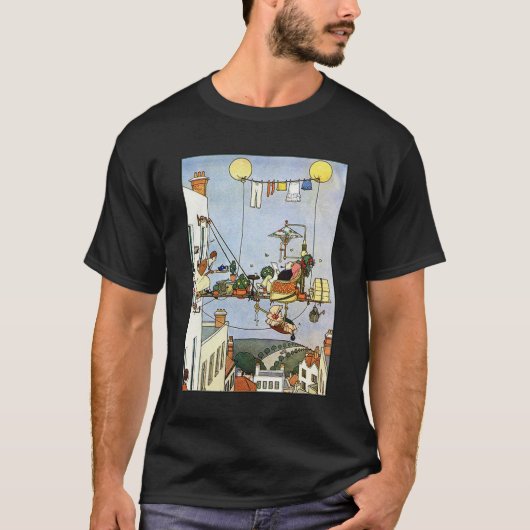 Heath Robinson. Illustratie, Home Comforts W. Hea T-shirt (Voorkant)