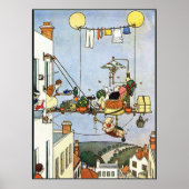 Heath Robinson Illustration Home Comforts W Heath Poster (Voorkant)