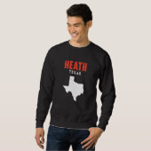 Heath Texas VS Staat Amerika Reizen Texas Trui (Voorkant volledig)