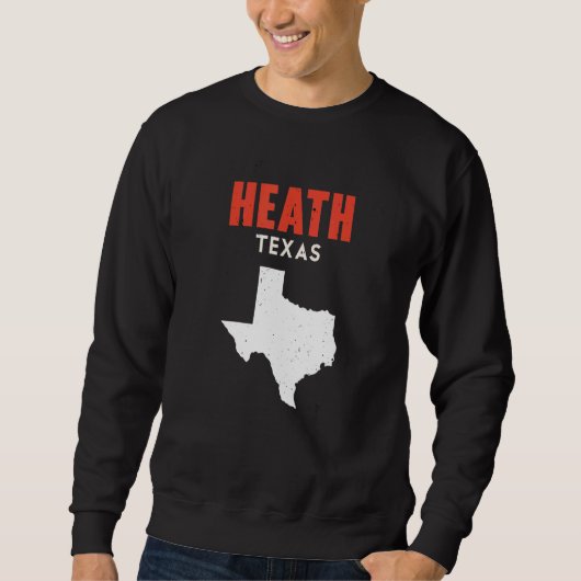 Heath Texas VS Staat Amerika Reizen Texas Trui (Voorkant)