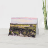 Heath with a Wheelbarrow by Vincent van Gogh Kaart (Voorkant)