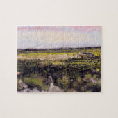 Heath with a Wheelbarrow by Vincent van Gogh Legpuzzel (Horizontaal)