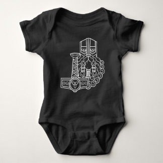 Heathen Norse Pagan Asatru Viking Thor Black Romper
