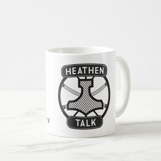 Heathen Talk Logo Mok (Voorkant rechts)