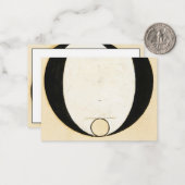 Heathens, 1920, van Hilma af Klint Notitiekaartje (Voorkant / Achterkant in situ)