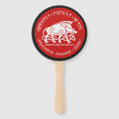 Heathens Against Hate  - Heide Geeich Hass  Handwaaier (Achterkant)