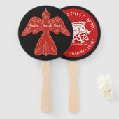 Heathens Against Hate  - Heide Geeich Hass  Handwaaier (Voorkant en achterkant)