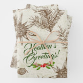 Heathen's Greetings. Atheïstisch omslagpapier Inpakpapier Vel (In situ)