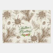 Heathen's Greetings. Atheïstisch omslagpapier Inpakpapier Vel (Voorkant)