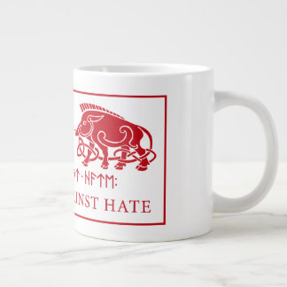 Heathens tegen haat Dubbelzwijnen Logo Grote Koffiekop
