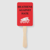 Heathens tegen haat set fans handwaaier (Achterkant)