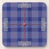 Heather Blue Pset Bier Onderzetter (Voorkant)