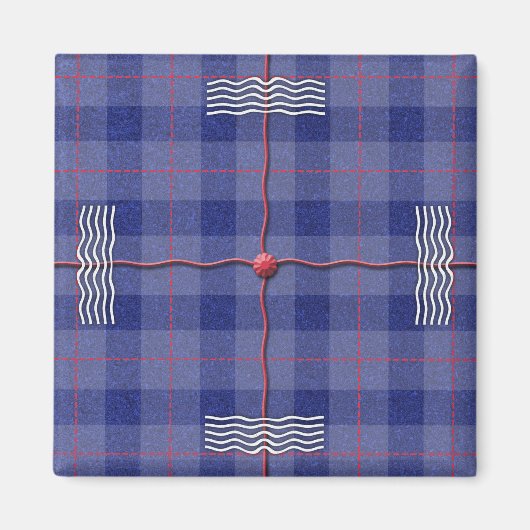 Heather Blue Pset Magneet (Voorkant)