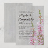 Heather Bridal Shower-uitnodigingen Kaart (Voorkant / Achterkant)
