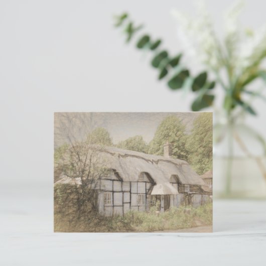 Heather Cottage Briefkaart (Staand voorkant)