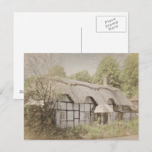 Heather Cottage Briefkaart (Voorkant / Achterkant)