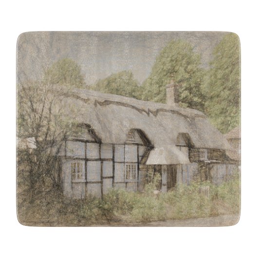 Heather Cottage Snijplank (Voorkant)