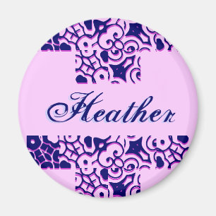 Heather Designer Name Magnet