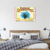 Heather Eatmor Cranberries Brand Label Canvas Afdruk (Insitu (Slaapkamer))