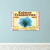 Heather Eatmor Cranberries Brand Label Canvas Afdruk (Insitu (Houten vloer))