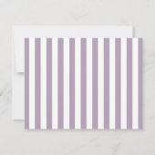 Heather Elegant Classic Hearts Striped Note Card Notitiekaartje (Achterkant)
