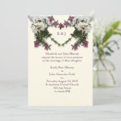 Heather en Hart Kaart (Staand voorkant)